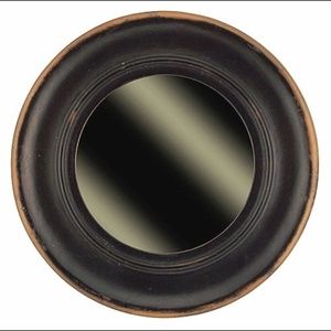 Charleston Vintage Framed Round Wall Mirror